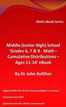 Middle (Junior High) School ‘Grades 6, 7 & 8 – Math – Cumulative Distributions – Ages 11-14’ eBook