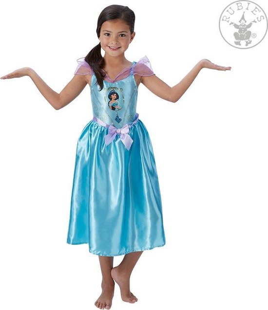 Ongewijzigd verf kampioen Verkleedjurkje Disney Prinses Fairytale Jasmine Maat 98-104 | bol.com