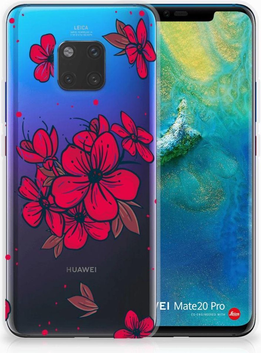 Huawei Mate 20 Pro TPU Case Blossom Red