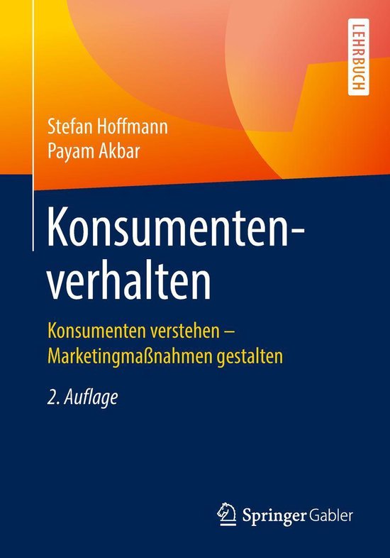 Business and Economics (German Language) - Konsumentenverhal ... - cover