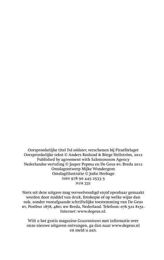 Boekgegevens en uitgever informatie.