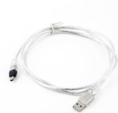 Supersnelle Firewire Naar USB Kabel Adapter / Converter -  Firewire 400 (Male 4 Pin) To USB 2.0 Male Stekker / Omvormer -/ DV Kabel  1,5 Meter