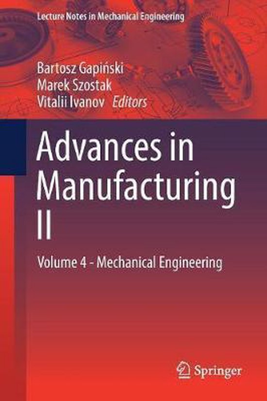 Lecture Notes in Mechanical Engineering- Advances in Manufac ... - cover
