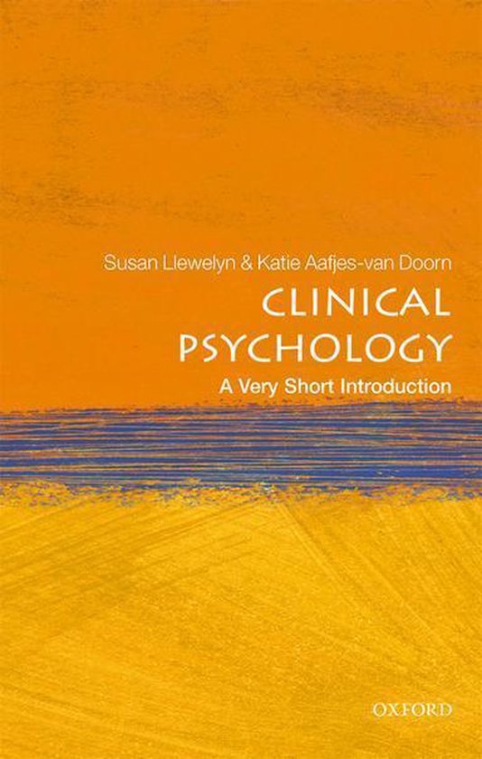 Very Short Introductions - Clinical Psychology - cover