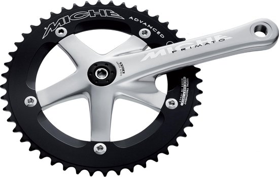 ZUKKA Prowheel fietskettingset 52T uit 170 mm aluminiumlegering stang voor singlespeed en 6/7/8-speed stadsfiets, fatbike, e-bike, vouwfiets
