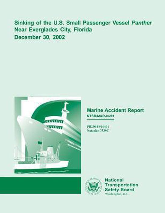 Marine Accident Report - cover