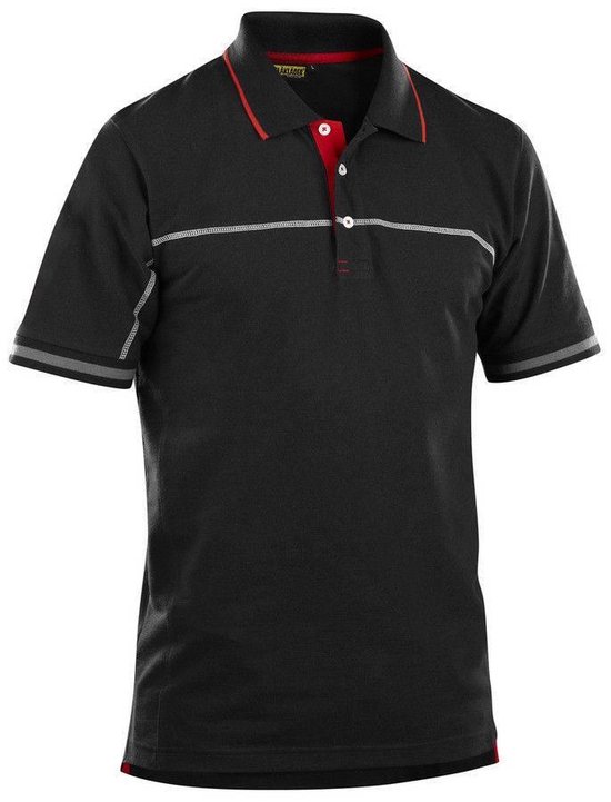 Blåkläder 3389-1050 Piqué (3327) sans broderie Zwart/ Rouge taille XXXL