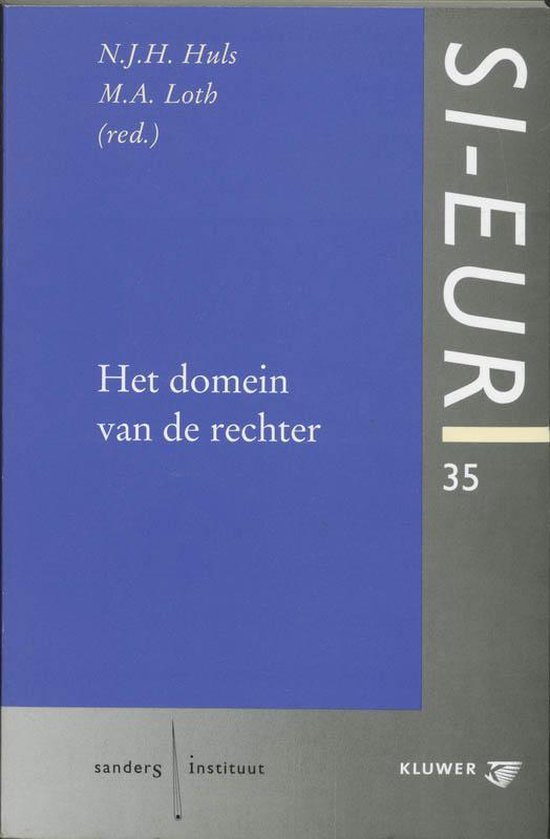 Cover van het boek 'Het domein van de rechter / druk 1'