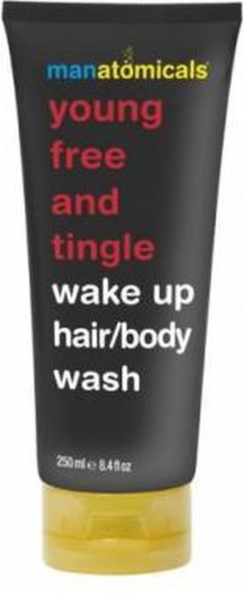 Young free and Tingle - Hair and Body Wash Men - 250 ml