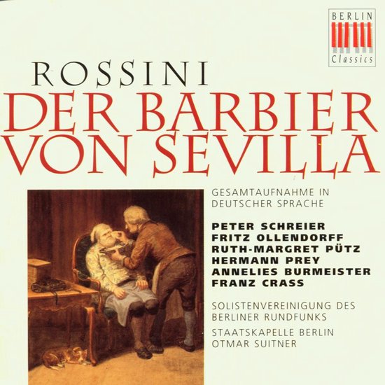 Rossini, Barbier Von Sevilla (Ga Dt, Ollendorf Schreier | CD (album) |  Muziek | bol.com