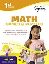 First Grade Math Games & Puzzles (Sylvan Workbooks)