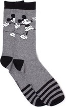 Disney - Mickey Wide Arms sokken grijs/zwart - 39/42