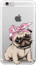 Apple Iphone 7 / 8 / SE2020 / SE2022 siliconen cover hoesje - schattig hondje