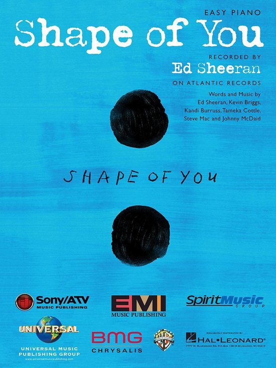 Shape of You Sheet Music - cover