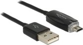 DeLOCK 83573 USB-kabel 1 m USB 2.0 USB A Micro-USB B Zwart