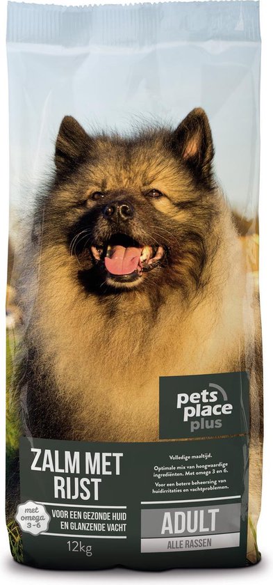 compressie maaien Belangrijk nieuws Pets Place Plus Hond Adult - Hondenvoer - Zalm - 12 kg | bol.com