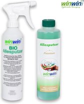 winwinCLEAN Allesputzer PREMIUM 500ML + Vaporisateur, All-rounder Premium, Nettoyant tout usage 100% biodégradable