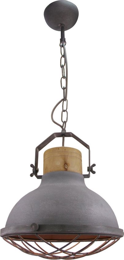 BRILLIANT lampe Emma suspension 33cm béton gris | 1x A60, E27, 40W, adapté  aux... | bol