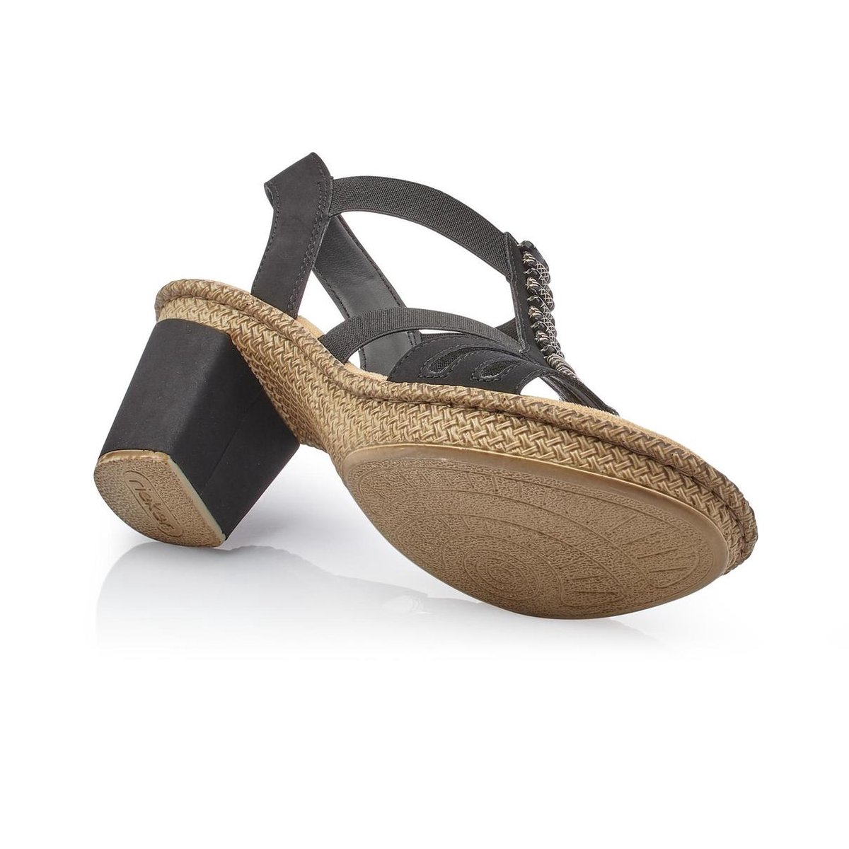 Rieker 69702 Damessandalen, zwart 00, 40 EU Smal