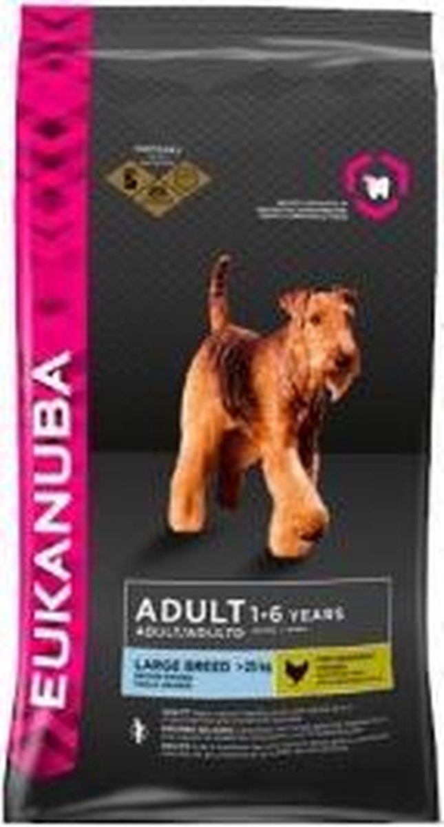 Eukanuba Adult Large Breed Kip - Hond - Volledig droogvoer - Lichaamsgewicht > 25 kg - 2 x 3 kg