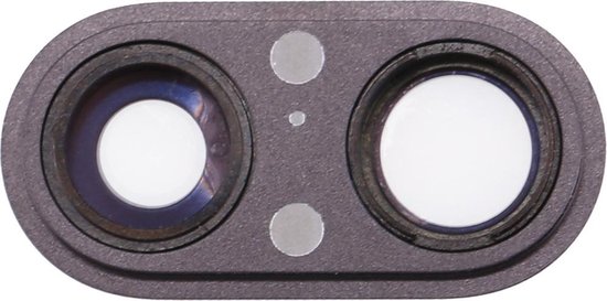 Faites attention au type !! Ring objectif de caméra arrière pour iPhone 8 Plus (noir)