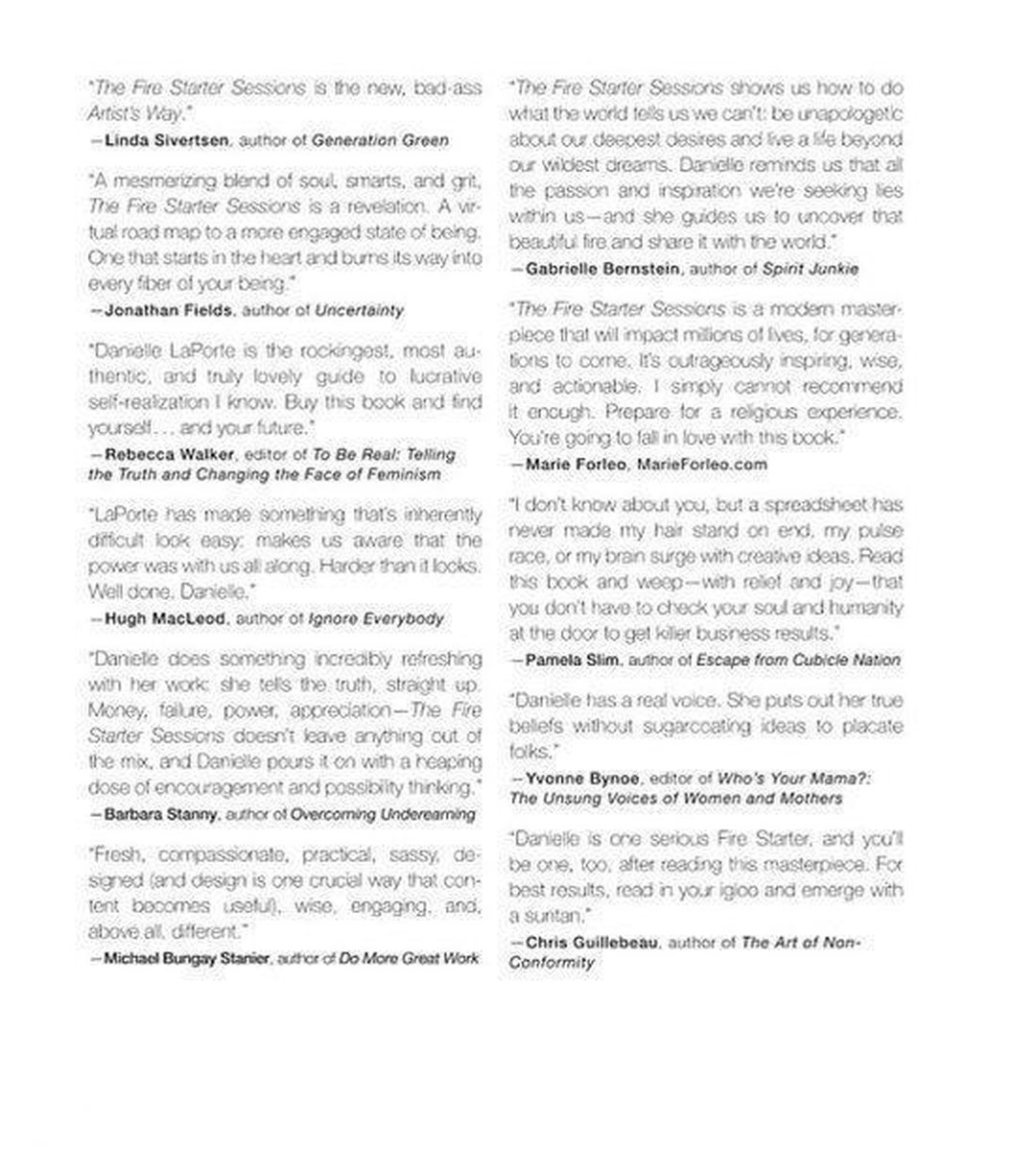 The Fire Starter Sessions, Danielle LaPorte 9781848509634