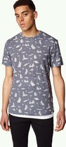 O'Neill Sportshirt Aloha - Blauw Met Print - S