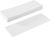 Papierstroken voor C-profiel, beschrijfbaar, wit, 100 stuks 500 x 27 mm