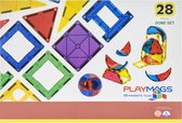 Playmags 3D Magnetische Tegels Dome Set - 28 Delige