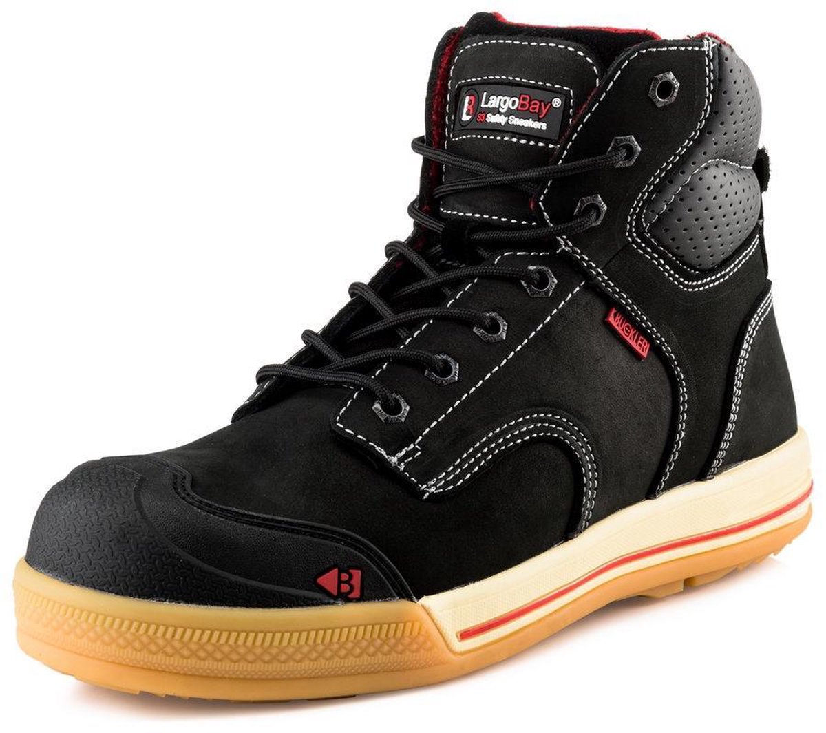 Buckler Boots Largobay Sneaker Hoog Eazy S3 Zwart 44 bol
