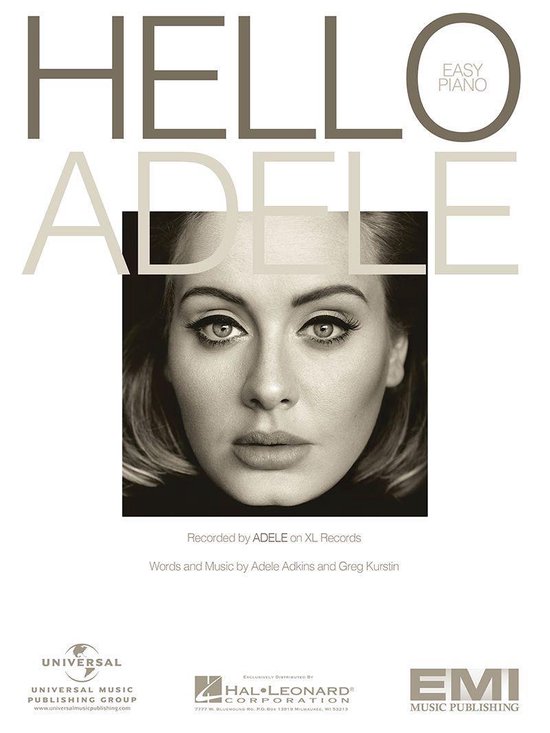 Hello Sheet Music - cover