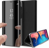Hoesje geschikt voor Samsung A20e - Spiegel Book Case Zwart