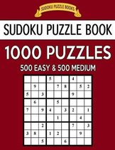 Sudoku Puzzle Book, 1,000 Puzzles, 500 Easy and 500 Medium