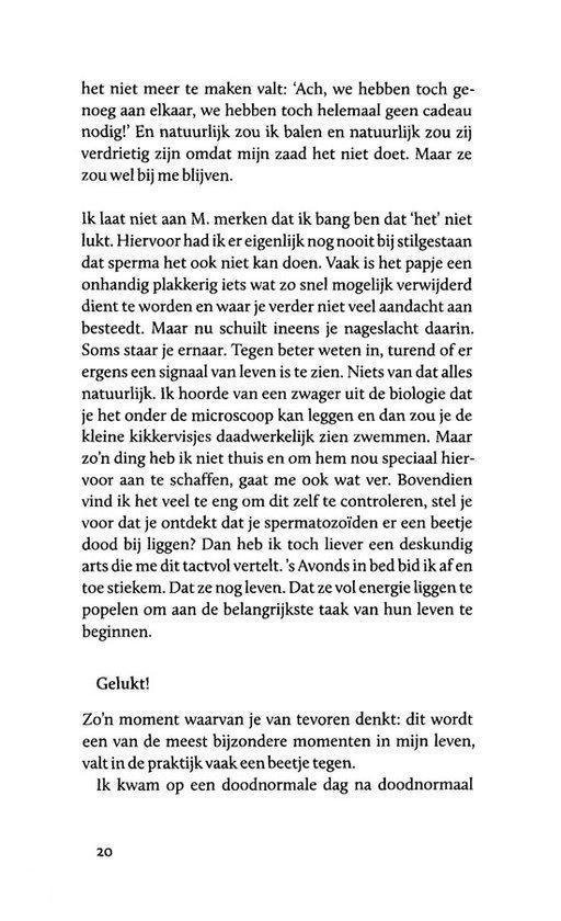 Bladzijde 20 van het boek 'Ik, Papa'.
