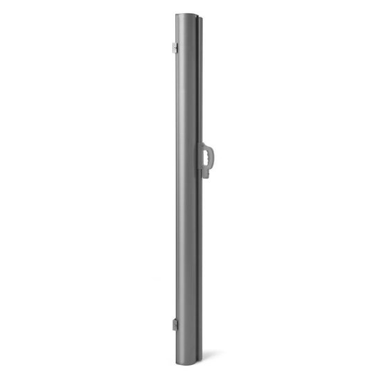Windscherm 180*300 grijze cassette met beige doek doorzichtig privacy  oprolbaar aluminium | bol.com