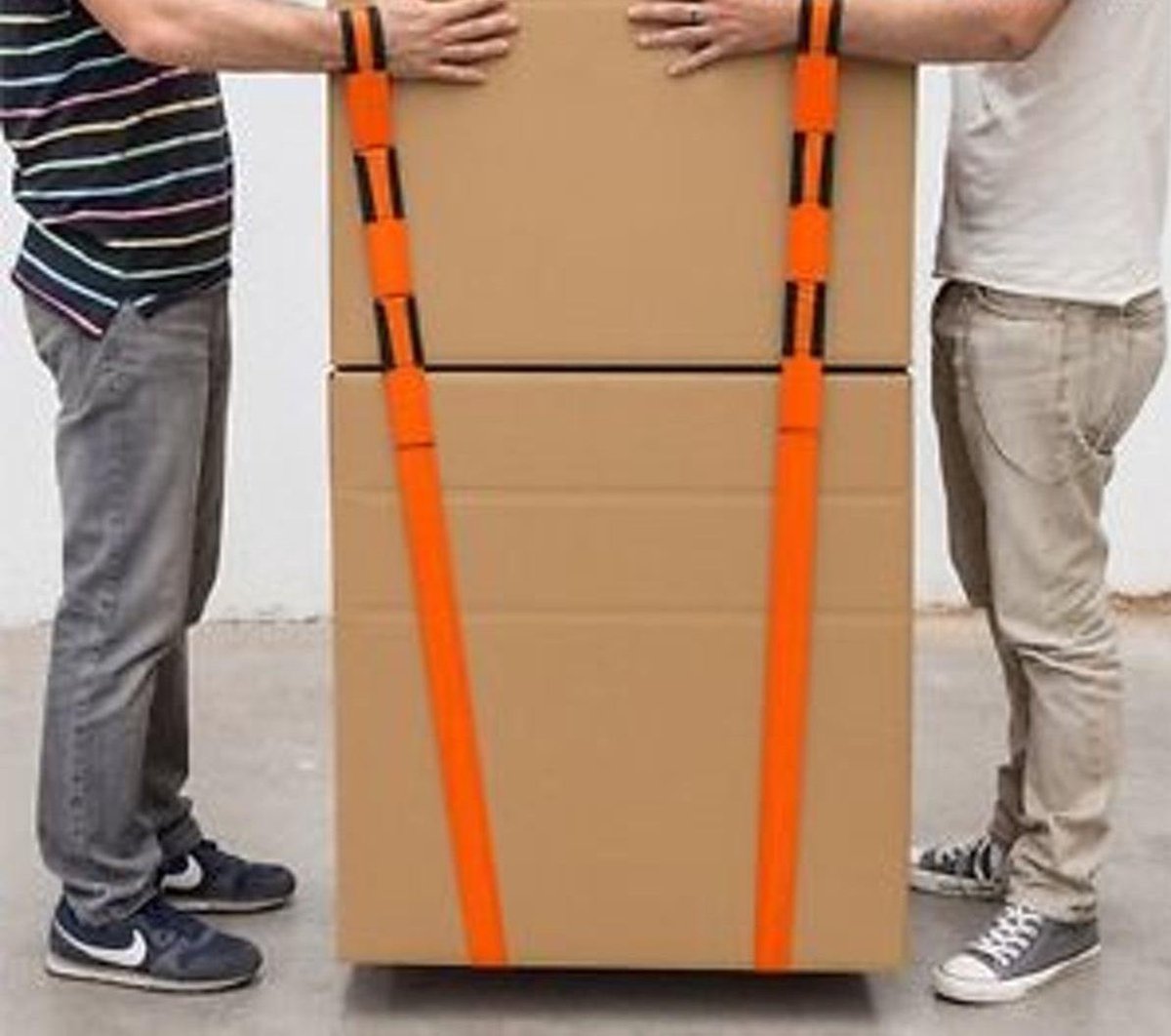 Draagriemen, verhuizing, voor 2 personen, verstelbare meubeldraagriem, hefgordel voor wasmachine, piano, meubels, zwaar eivoudig, tillen van voorwerpen tot 300 kg