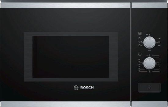 Bosch Serie 4 BEL550MS0 Ingebouwd Grill-magnetron 25l 900W Zwart, Roestvrijstaal magnetron