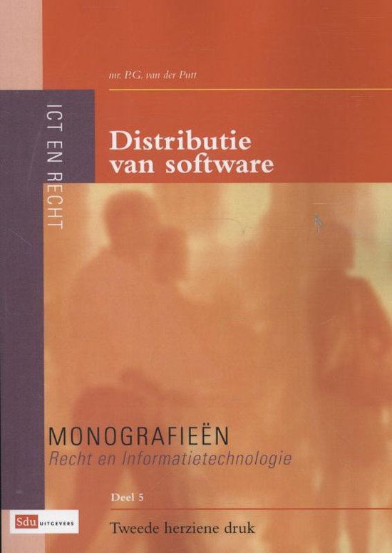 Monografieen Recht en Informatietechnologie 5 -   Distributi ... - cover