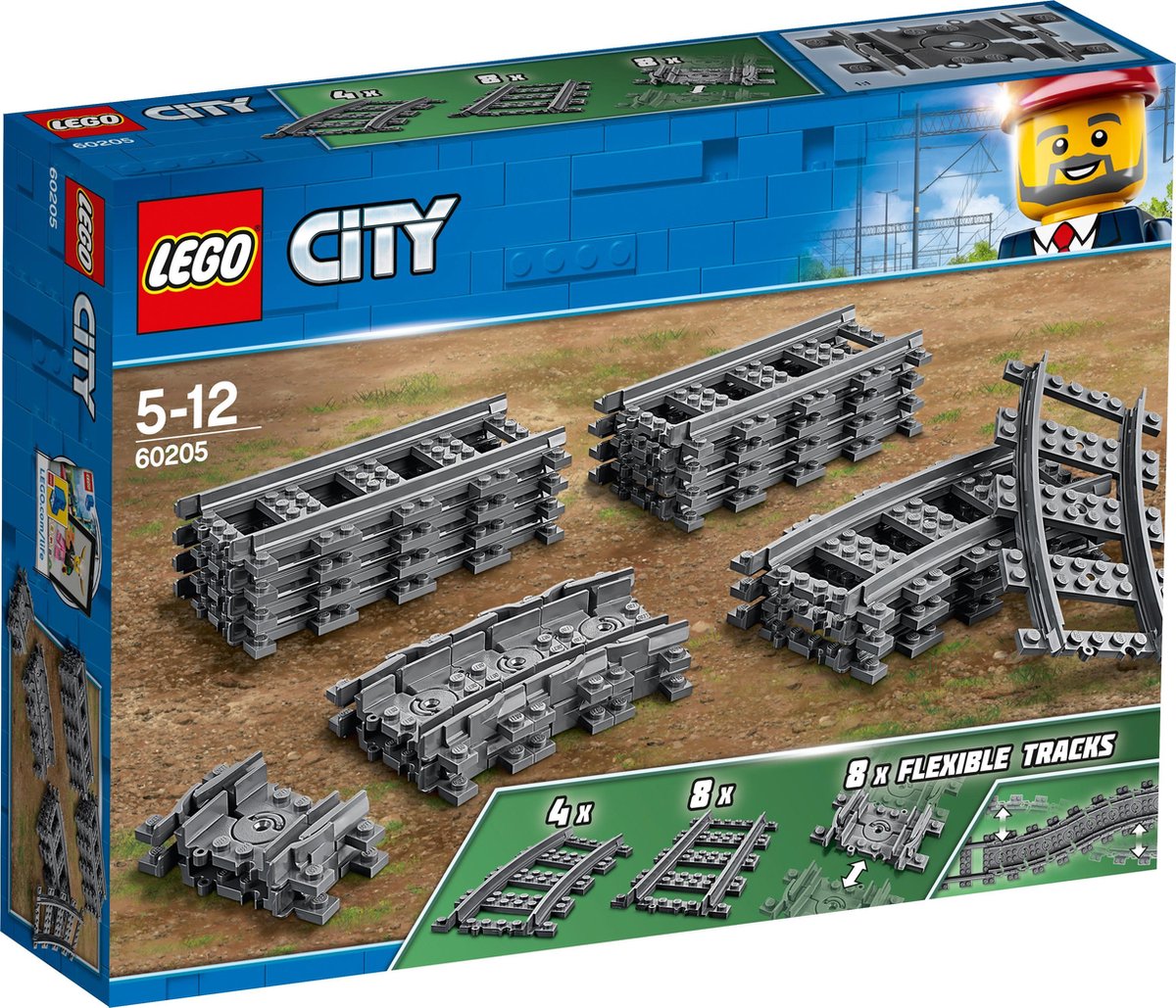 LEGO City treinrails 60205