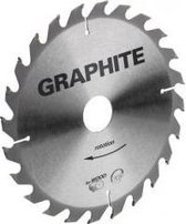 Graphite 57H674 Cirkelzaagblad voor Hout 200mm, Asgat 30mm, Tanden 24, Dikte 3,2, Vulringen 16/20/25, TCT