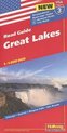 Hallwag USA Great Lakes Road Map