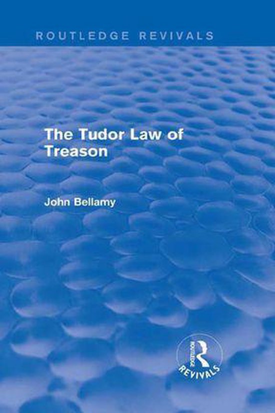 The Tudor Law of Treason - cover