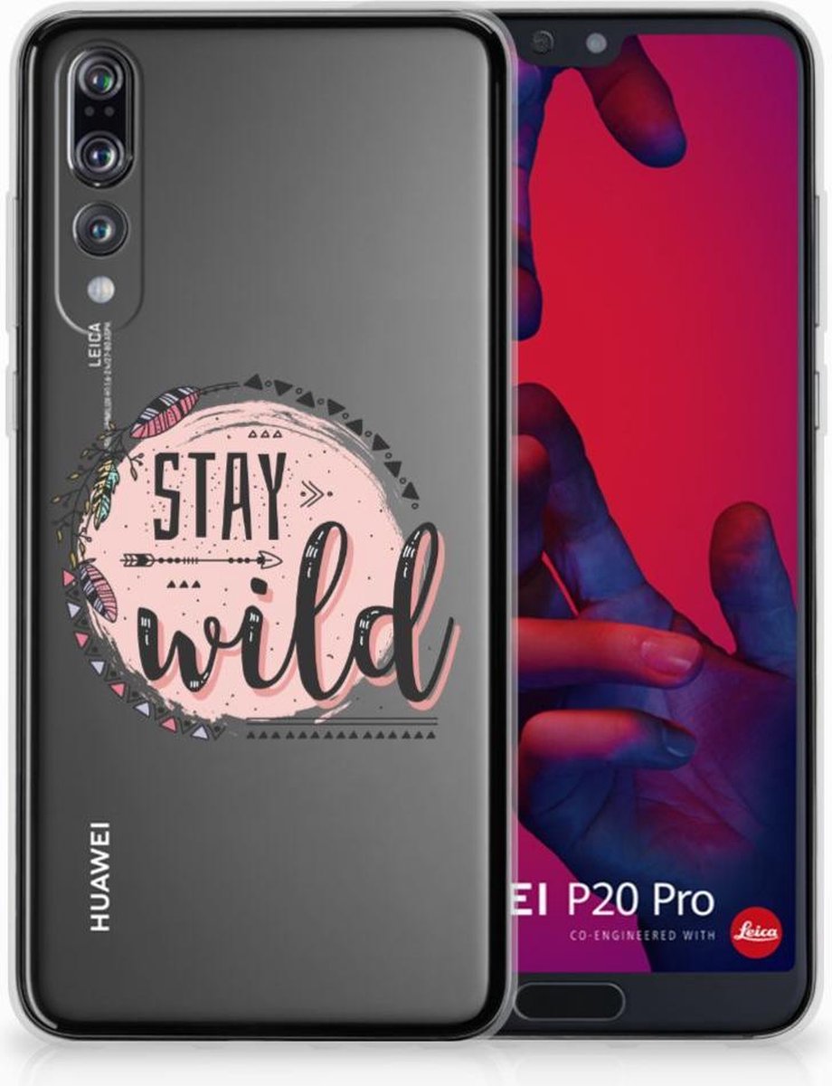 Huawei P20 Pro Telefoonhoesje met Naam Boho Stay Wild