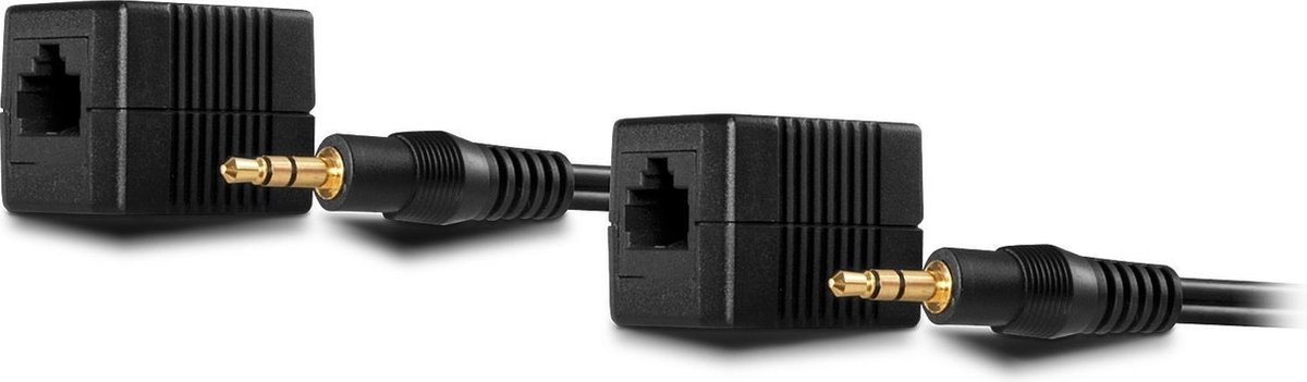 LINDY Audio-extender Audio, stereo (3.5 mm jackplug) Via netwerkkabel RJ45 100 m