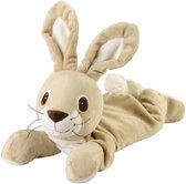 Warmies Magnetron warmte knuffel konijn/haas beige 35 cm - Heatpack/coldpack - lavendel geur - konijnen/hazen knuffels