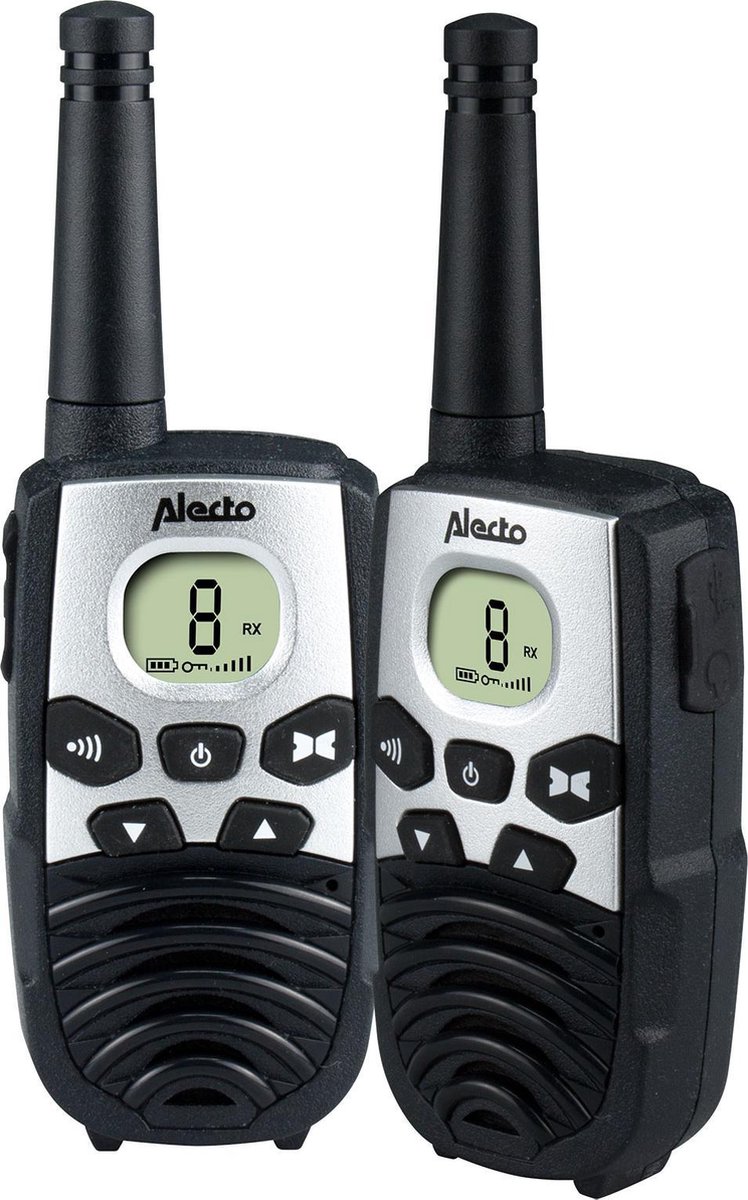 Alecto FR-24 Walkie talkie - Met bereik tot wel 7 km - LCD display met  verlichting - Zwart | bol.com
