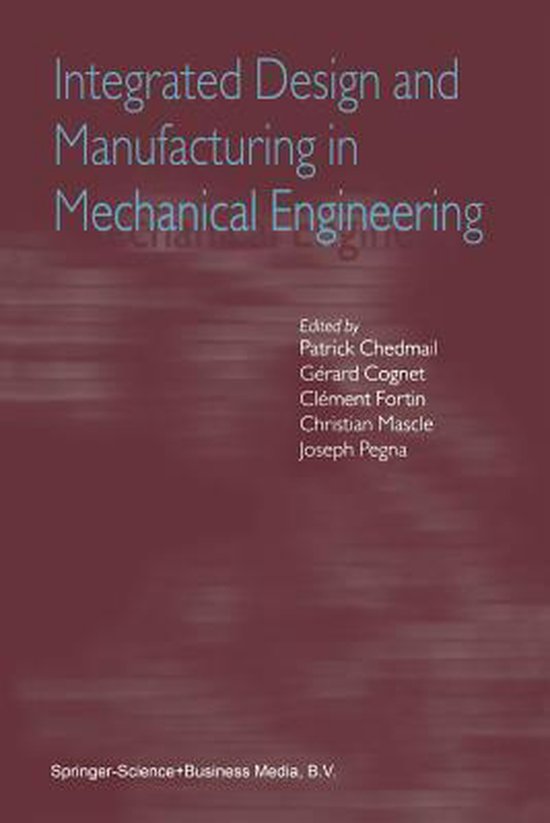 Integrated Design and Manufacturing in Mechanical Engineerin ... - cover