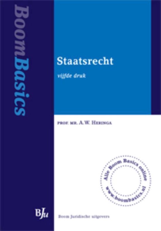 Boom basics - Staatsrecht - cover