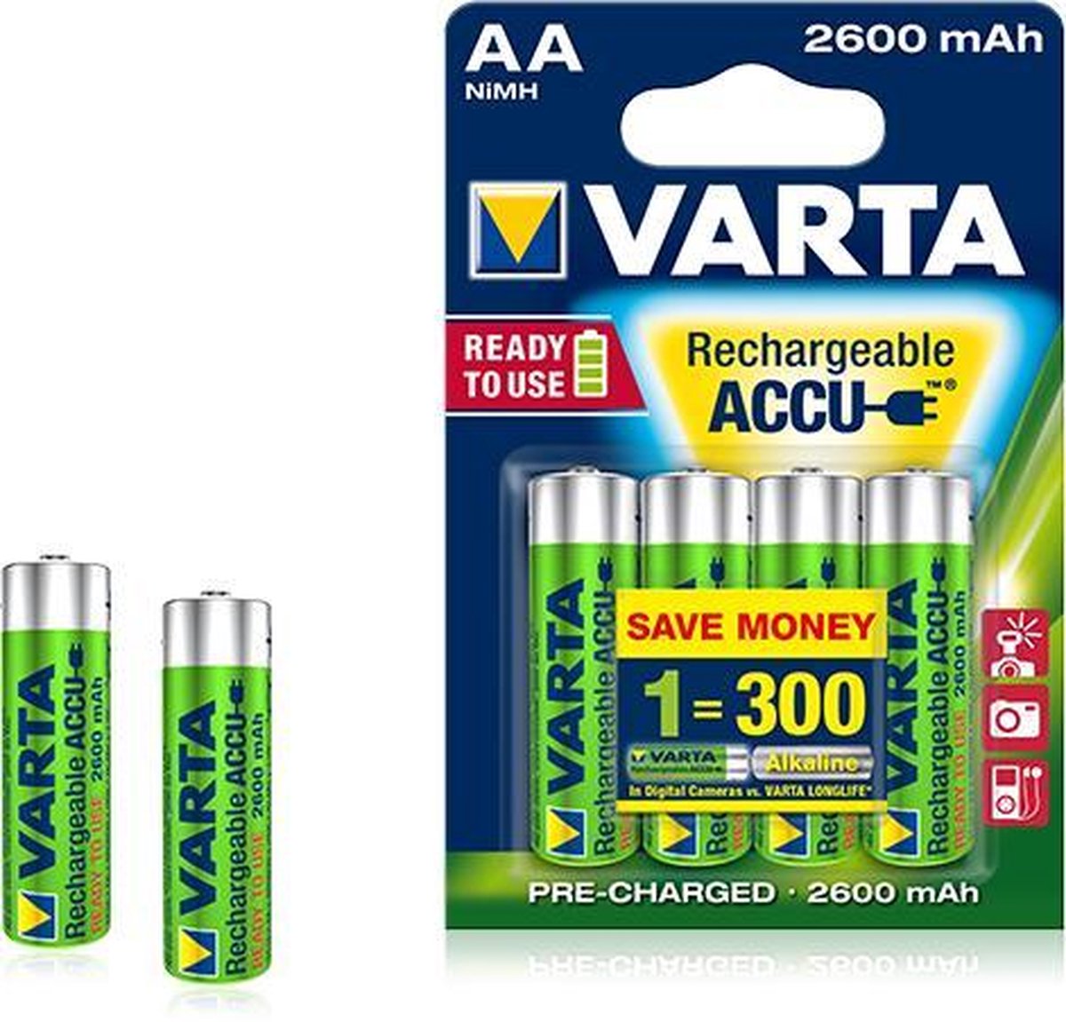 Varta AA Oplaadbare Batterijen | bol.com