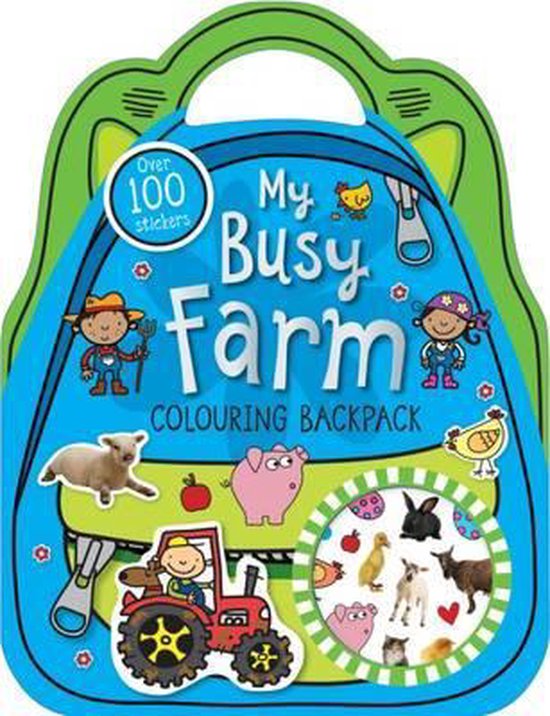 My Busy Farm Colouring Backpack, Make Believe Ideas 9781783937868